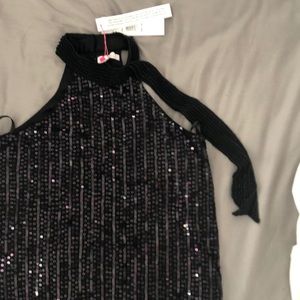 Parker woman’s sequence top size xs